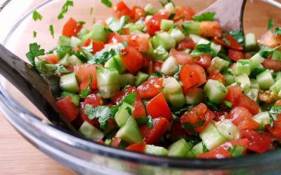 Recipe: Easy Cucumber Tomato Salad!